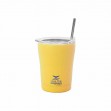 Estia Coffee Mug Save The Aegean Ποτήρι Θερμός με Καλαμάκι Pineapple Yellow 350ml 01-12458