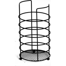 Κουταλοθήκη για το Νεροχύτη Μεταλλική σε Μαύρο Χρώμα 11x11x21cm Estia 01-1452