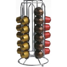 Βάση για 30 Κάψουλες Nespresso Μεταλλική 12.2x12.2x25.3cm Estia 01-1551