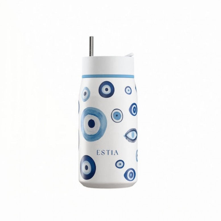 Estia Ποτήρι Θερμός Ανοξείδωτο BPA Free 360ml Spirit Luck με Καλαμάκι 01-42967 Estia Ποτήρι Θερμός Ανοξείδωτο BPA Free 360ml Spirit Luck με Καλαμάκι 01-42967