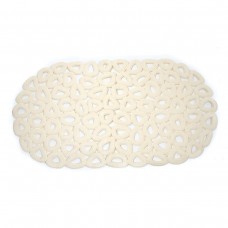 Αντιολισθητικό Μπάνιου με Βεντούζες 68x35cm Μπεζ Estia 02-11581