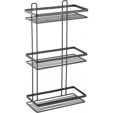 Εταζέρα Ίσια 3 θέσεων Elegant Μαύρη 02-8710 Estia