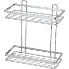 Εταζέρα Ίσια 2 θέσεων Elegant Inox 25x12x27.5 02-8680 Estia