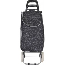 ΚΑΡΟΤΣΙ ΛΑΪΚΗΣ LUX ΥΦΑΣΜΑΤΙΝΟ 36LT BLACK ΕΣΤΙΑ 04-3364