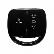 Τοστιέρα με Αποσπώμενες Πλάκες για 2 Τοστ 850W Μαύρη Infinity Estia 06-10041