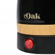 ESTIA ΗΛΕΚΤΡΙΚΟ ΜΠΡΙΚΙ OAK 1000w ΜΕ ΑΠΟΣΠΩΜΕΝΗ ΒΑΣΗ 360° ΜΑΥΡΟ 06-19013