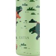 Estia Wonder Bottle Ανοξείδωτο Παιδικό Παγούρι Δεινόσαυροι Θερμός με Καλαμάκι Non Spill Dino Explorer 500ml 01-43674 
