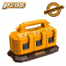 INGCO Ταχυφορτιστής 6 Θέσεων 6x20V 4A FCLI2064 INGCO Ταχυφορτιστής 6 Θέσεων 6x20V 4A FCLI2064