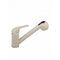 Ferro Freya Μπαταρία Κουζίνας Πάγκου με Ντουζ Granite Beige BFR8S