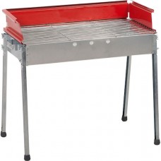 Gekas Metal Γαλβανιζέ Ψησταριά Κάρβουνου 50x30εκ. 10-151-04