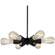 GloboStar Κρεμαστό Φωτιστικό Μοντέρνο Πολύφωτο CONFOR Μαύρο 01036