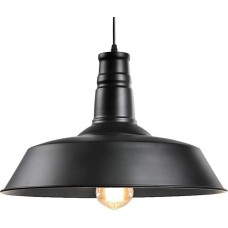 GloboStar Κρεμαστό Φωτιστικό Μοντέρνο Μονόφωτο Μαύρο 01049