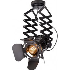 GloboStar Broadway Μονό Σποτ με Ντουί E27 σε Μαύρο Χρώμα 01140