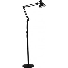 GloboStar Audrey Φωτιστικό Δαπέδου Μαύρο με Ύψος 190cm 01468