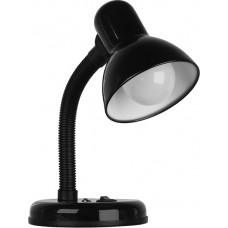 GloboStar Student Φωτιστικό Γραφείου με Εύκαμπτο Βραχίονα ΜΑΥΡΟ 01530