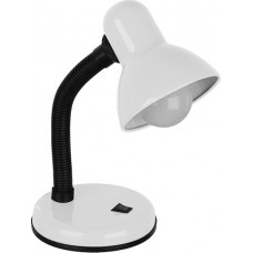 GloboStar Student Φωτιστικό Γραφείου με Εύκαμπτο Βραχίονα 14x32cm ΛΕΥΚΟ 01531