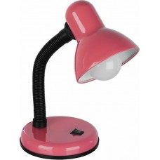 GloboStar Student Φωτιστικό Γραφείου με Εύκαμπτο Βραχίονα 14x32cm ΡΟΖ 01534