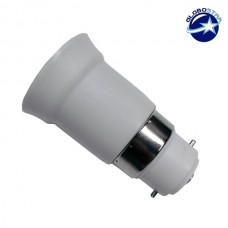 Πλαστικός Αντάπτορας από B22 σε E27 GloboStar 02227