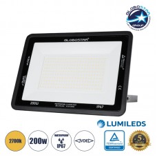 GLOBOSTAR ATLAS 61433 Προβολέας LED 200W Μαύρο Ματ 61433