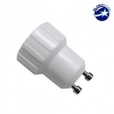 Πλαστικός Αντάπτορας από GU10 σε E14 GloboStar 77794