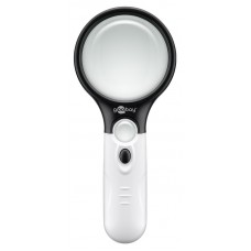 GOOBAY μεγεθυντικός φακός χειρός με φωτισμό LED 41255