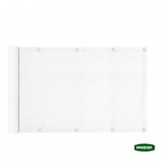 GRASHER Δίχτυ Μπαλκονιού 160gr/m² Λευκό 0,75x6m Με Κρίκους 103827