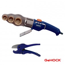 ΘΕΡΜΟΚΟΛΛΗΣΗ ΣΩΛΗΝΩΝ GEHOCK  900W με 3 μήτρες 20-25-32m PTWT0900