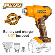INGCO Πιστόλι Θερμού Αέρα Μπαταρίας 20V Li-Ion SOLO HGLI2002 INGCO Πιστόλι Θερμού Αέρα Μπαταρίας 20V Li-Ion SOLO HGLI2002