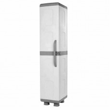 Παπουτσοθήκη Νιόβη Πλαστική με 8 Ράφια Γκρι-Ανθρακί 44x36x179εκ. HOMEPLAST 5200310909245