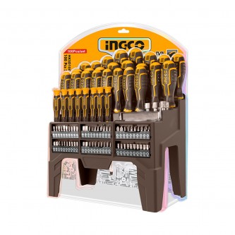 Ingco HKSD10028 Σετ Κατσαβίδι με Μύτες 100τμχ