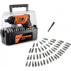 KRAUSMANN 7010 ΚΑΤΣΑΒΙΔΙ ΕΠΑΝΑΦΟΡΤΙΖΟΜΕΝΟ 3.6V ΜΕ ΦΑΚΟ LED  50 ΑΞΕΣΟΥΑΡ ΣΕ ΒΑΛΙΤΣΑΚΙ