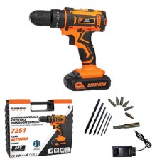 KRAUSMANN Δραπανοκατσάβιδο Κρουστικό Επαναφορτιζόμενο 20V 7252