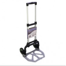 Σπαστό Πτυσσόμενο Καρότσι Μεταφοράς 80Kg Αλουμινίου WORK PLUS 59600