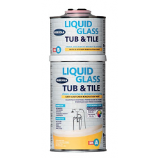 Υγρό Γυαλί Δύο Συστατικών 1000gr Liquid Glass Tub and Tile Mercola Swan 1901