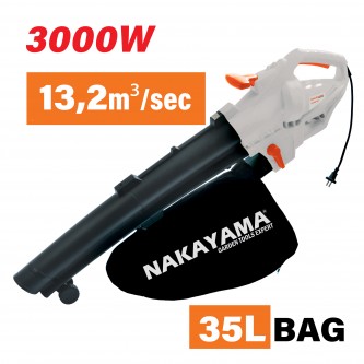 Φυσητήρας - απορροφητήρας φύλλων ισχύος 3000W Nakayama EB3500