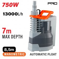 Αντλία Ομβρίων με Ενσωματωμένο Φλότερ NAKAYAMA NP1070 