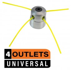 Nakayama PB300 Κεφαλή Μεσινέζας Αλουμινίου 4 Εξόδων Universal