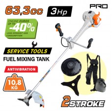 NAKAYAMA PRO PB7700 Θαμνοκοπτικό Βενζίνης 63,3cc 3hp με Αντιδόνηση 