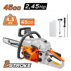 Nakayama PC4600 Αλυσοπρίονο Βενζίνης Βάρους 4.6kg με Μήκος Λάμας 45cm