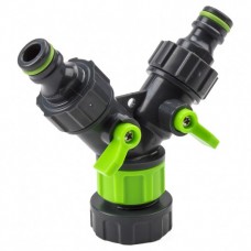 ΡΑΚΌΡ ΔΙΠΛΉΣ ΠΑΡΟΧΉΣ ΜΕ ΔΙΑΚΌΠΤΕΣ 3/4" - 1" GEHOCK 2WTA3401