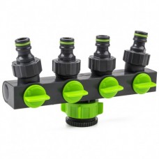 ΡΑΚΌΡ ΤΕΤΡΑΠΛΉΣ ΠΑΡΟΧΉΣ ΜΕ ΔΙΑΚΌΠΤΕΣ 3/4" - 1" GEHOCK 4WTA3401