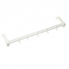 Κρεμάστρα πόρτας-ντουλαπιού 59,40εκ., Πλαστική, Άσπρη CYCLOPS 003301472