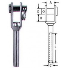 ΑΚΡΟ ΠΡΕΣΣΑΣ ΜΗΧΑΝΗΣ INOX A4 3mm OEM M8316MT