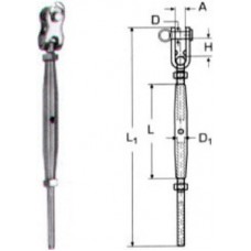 ΕΝΤΑΤΗΡΑΣ ΣΥΡΜΑΤΟΣΧΟΙΝΩΝ ΜΕ ΣΠΑΣΤΗ ΚΕΦΑΛΗ INOX A4 M6 OEM M8476