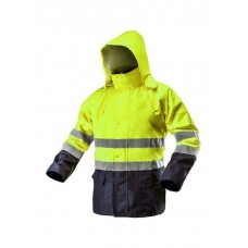 Μπουφάν Εργασίας Ανακλαστικό με Κουκούλα Κίτρινο NeoTools 81-720