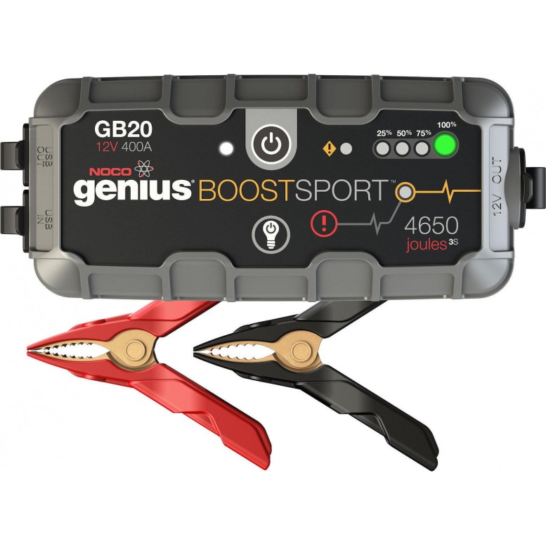 Εκκινητής Λιθίου Μπαταρίας (Power Bank) 12V 500A NOCO Boost Sport Ultrasafe GB20