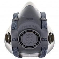 Μάσκα Μισού Προσώπου χωρίς Φίλτρα Γκρι Oxyline OXY-X6-TPR Μάσκα Μισού Προσώπου χωρίς Φίλτρα Γκρι Oxyline OXY-X6-TPR