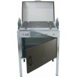 Pitsilos Ψησταριά Κάρβουνου 55x40cm με καπάκι BBQ 550 119