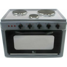 Ηλεκτρικό Φουρνάκι με Φως 41lt με 3 Εστίες Pitsilos M3DG-GN-L