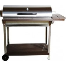 Pitsilos Ψησταριά Κάρβουνου 85x40cm με καπάκι Βαρέλι Μεγάλο (1046)